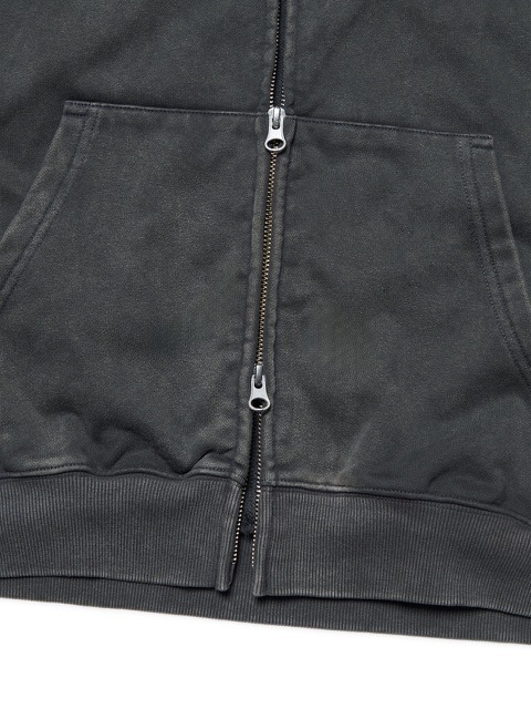 【NOMANUAL】M.L HOODED ZIP-UP  / 【ノーマニュアル】ジップアップ長袖パーカー