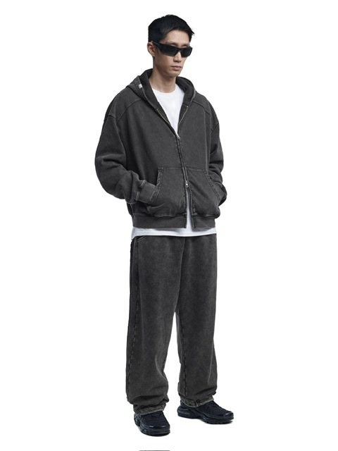 NOMANUAL】M.L HOODED ZIP-UP / 【ノーマニュアル】ジップアップ