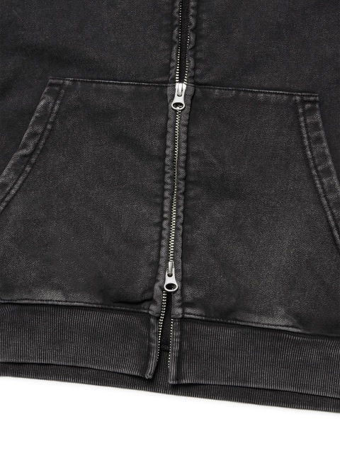 【NOMANUAL】M.L HOODED ZIP-UP  / 【ノーマニュアル】ジップアップ長袖パーカー