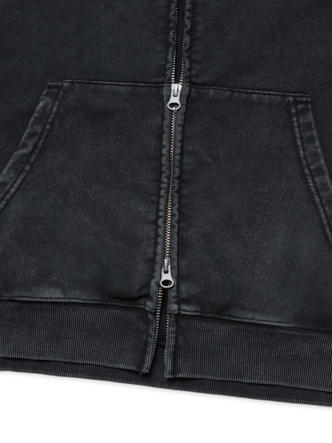 【NOMANUAL】M.L HOODED ZIP-UP  / 【ノーマニュアル】ジップアップ長袖パーカー