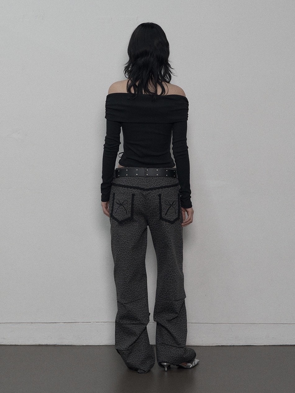 SETUP-EXE】CORSET OFF-SHOULDER TOP / 【セットアップエグゼ