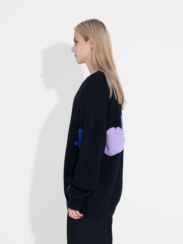 FMACM】JACQUARD ROUND NECK SWEATER | OUR BRAND,FMACM