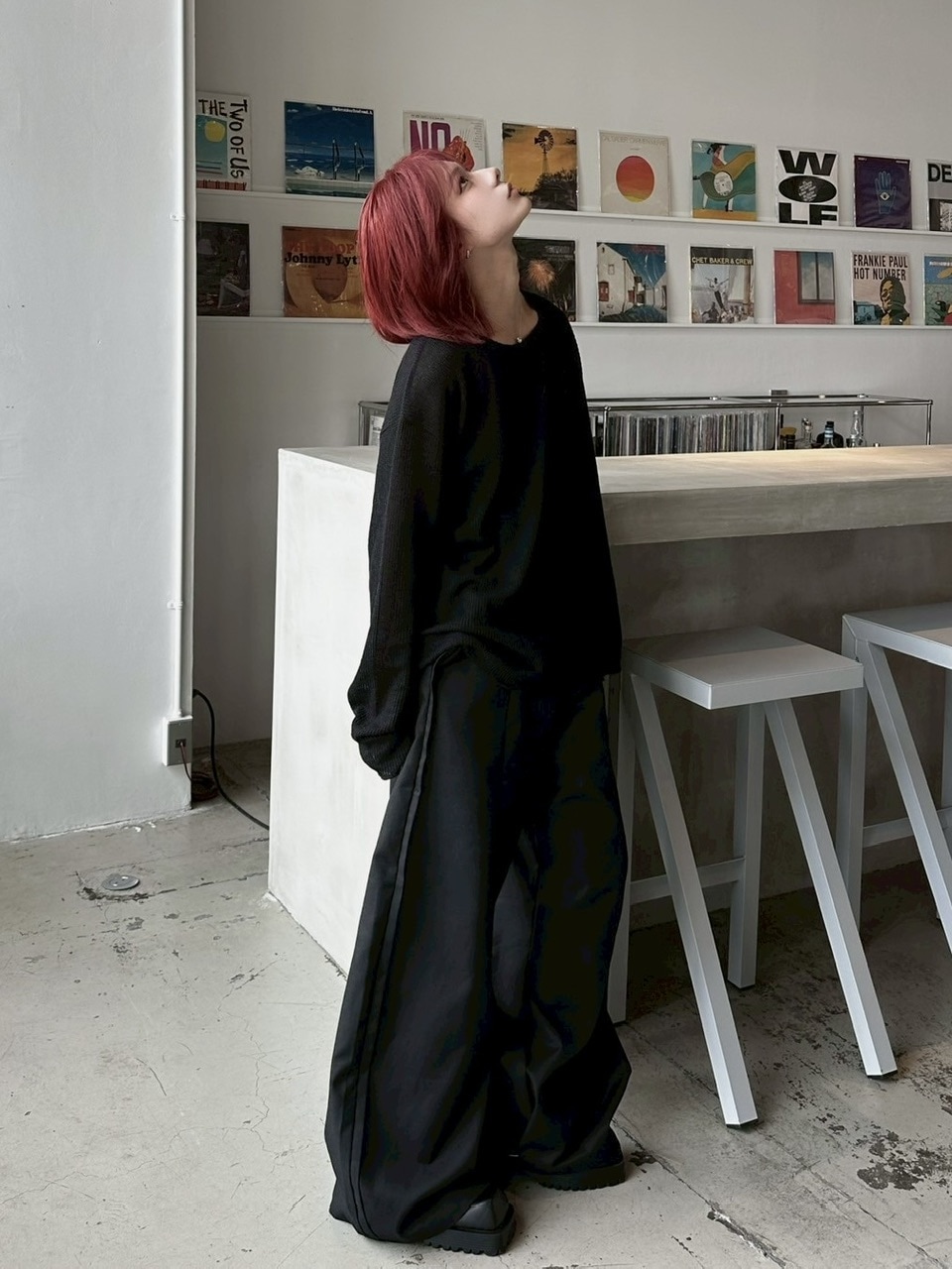 受注制【LUV CODE】wide slacks