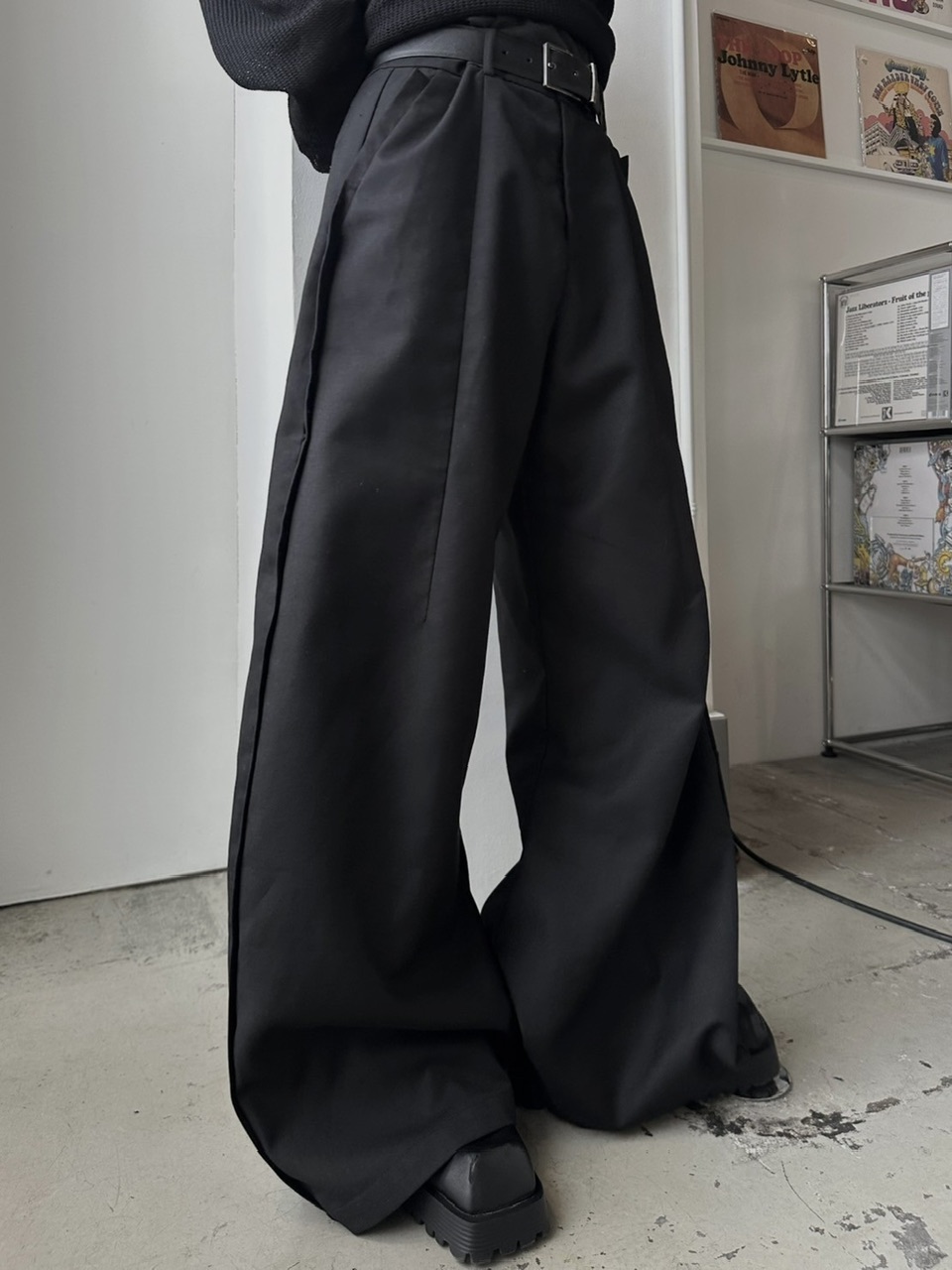 受注制【LUV CODE】wide slacks