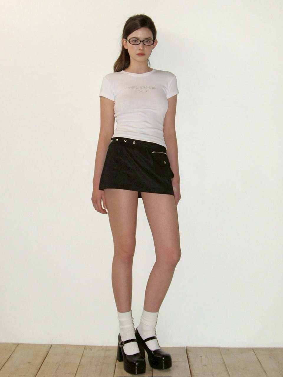 ★CRANK★POCKET BELT MICRO SKIRT_BLACK★正規品/韓国直送料込 CRANK】POCKET BELT MICRO SKIRT | OUR BRAND,CRANK | PRESSING