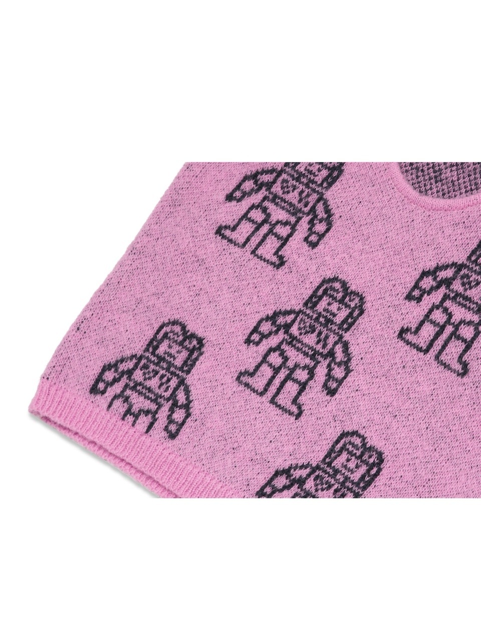 【YOUTHBATH】High-Neck Knit Top Set-up