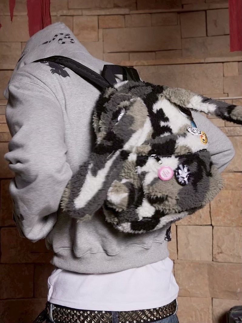 DND4DES】BUNNY EAR PLUSH BACKPACK | OUR BRAND,DND4DES | PRESSING