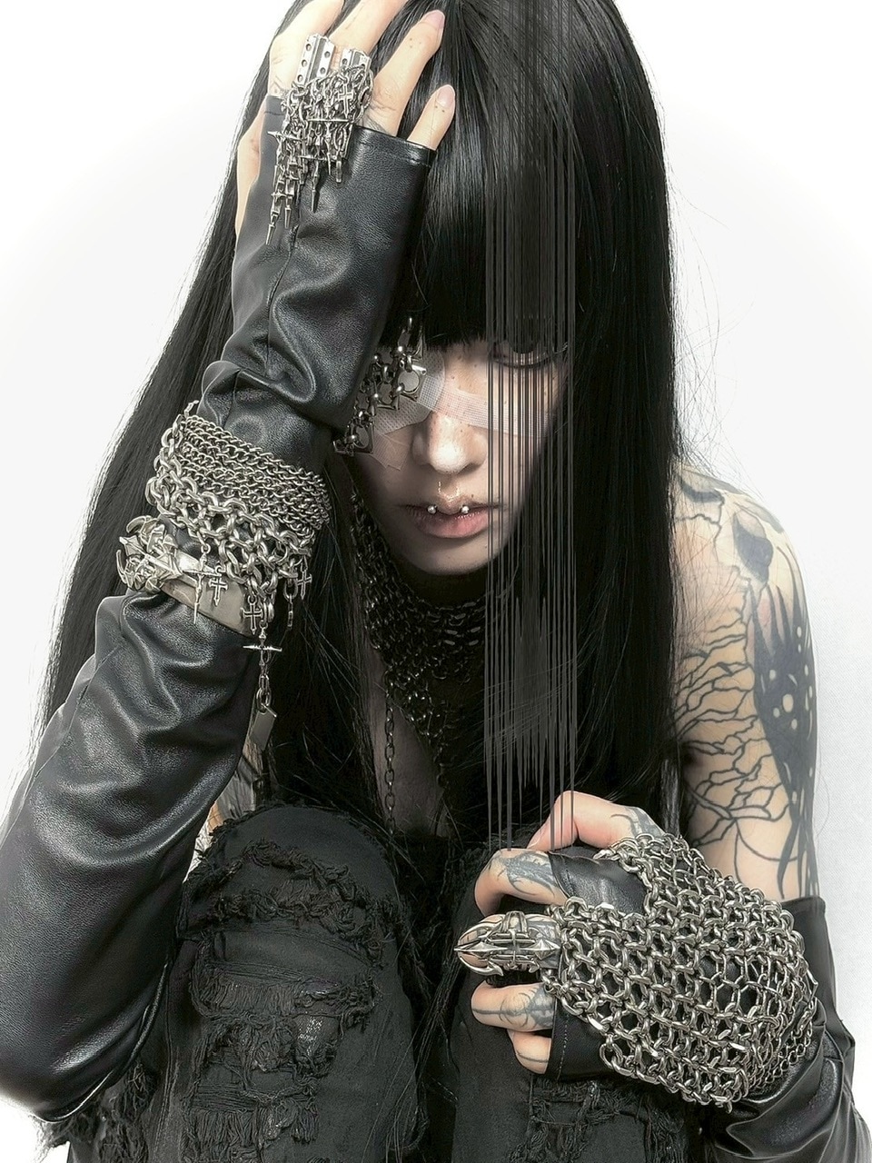 IIIMIII】Barbed Wire Armor Ring / 【イアミ】バーデッドワイヤー