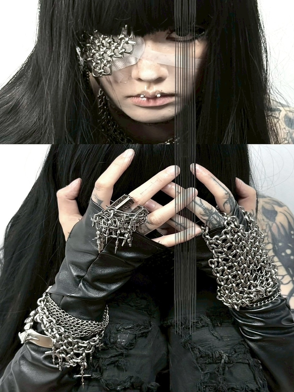 IIIMIII】Barbed Wire Armor Ring / 【イアミ】バーデッドワイヤー