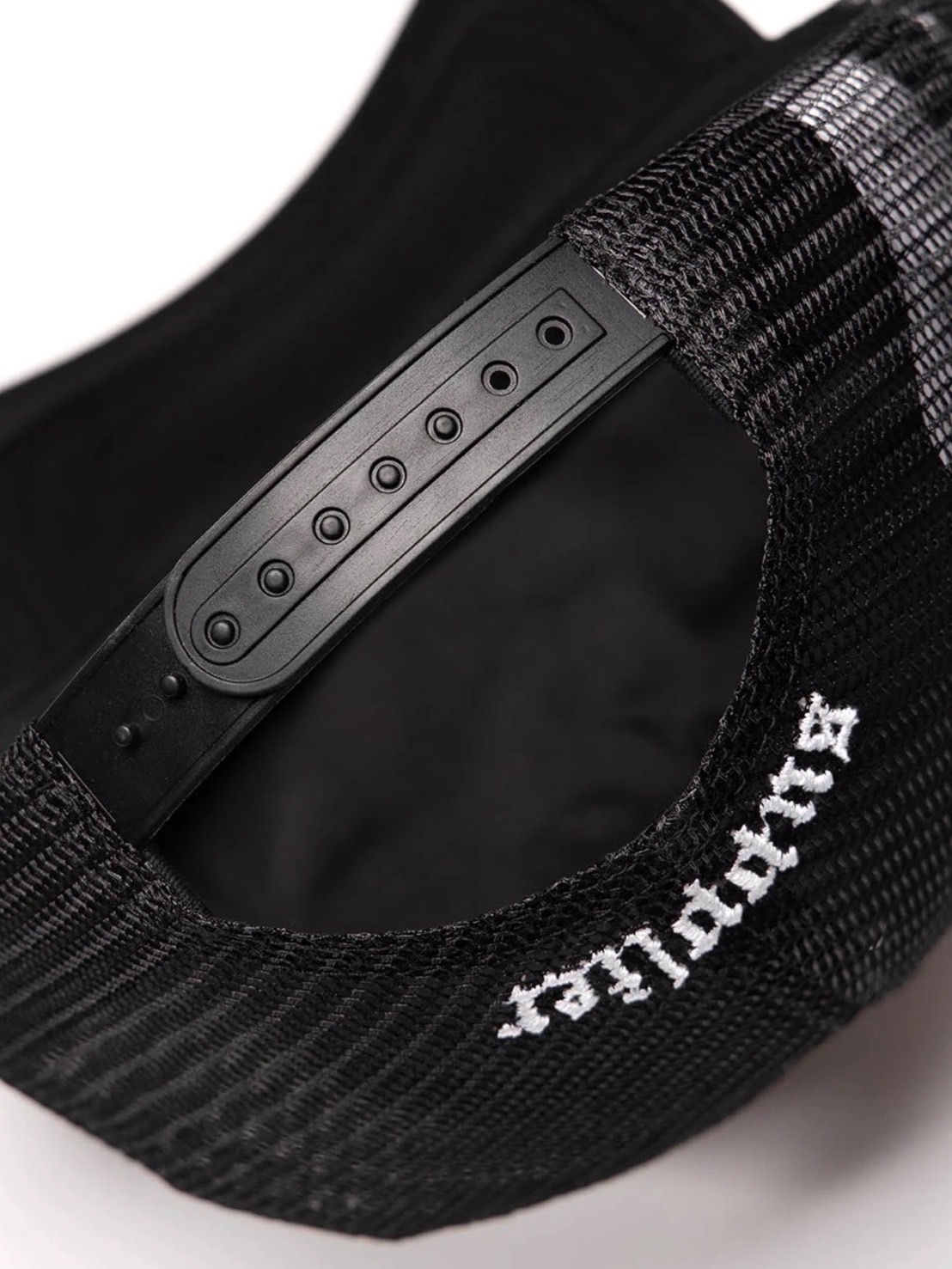 SUPPLIER】Cross Leather Patch Mesh Cap / 【サプライヤー