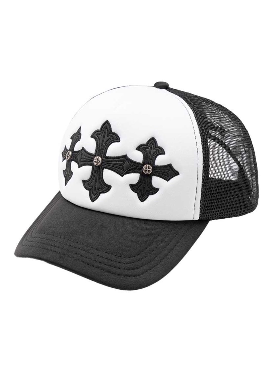キャップCross Leather Patch Mesh CapSUPPLIER SUPPLIER】Cross Leather Patch Mesh Cap / 【サプライヤー