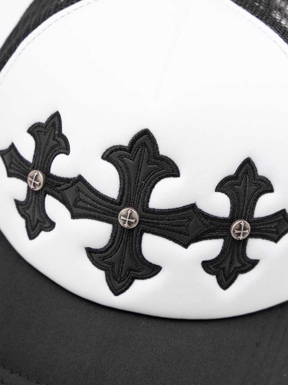 キャップCross Leather Patch Mesh CapSUPPLIER SUPPLIER】Cross Leather Patch Mesh Cap / 【サプライヤー