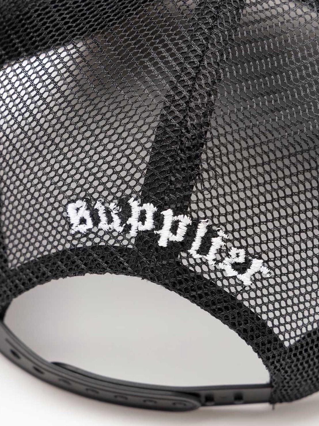 supplier クロスメッシュキャップ SUPPLIER】Cross Leather Patch Mesh Cap / 【サプライヤー