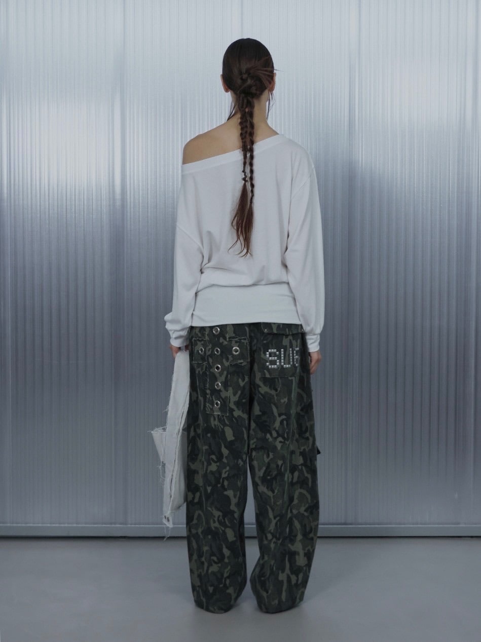 SETUP‐EXE】BOLD LETTERING LOOSE TOP / 【セットアップエグゼ