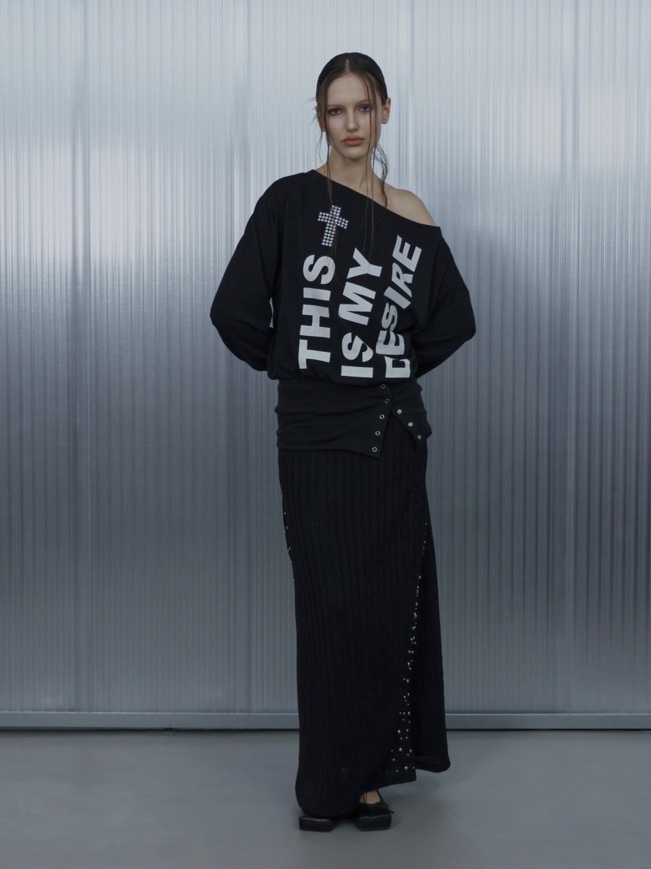 トップス SETUP-EXE BOLD LETTERING LOOSE TOP SETUP‐EXE】BOLD LETTERING LOOSE TOP / 【セットアップエグゼ