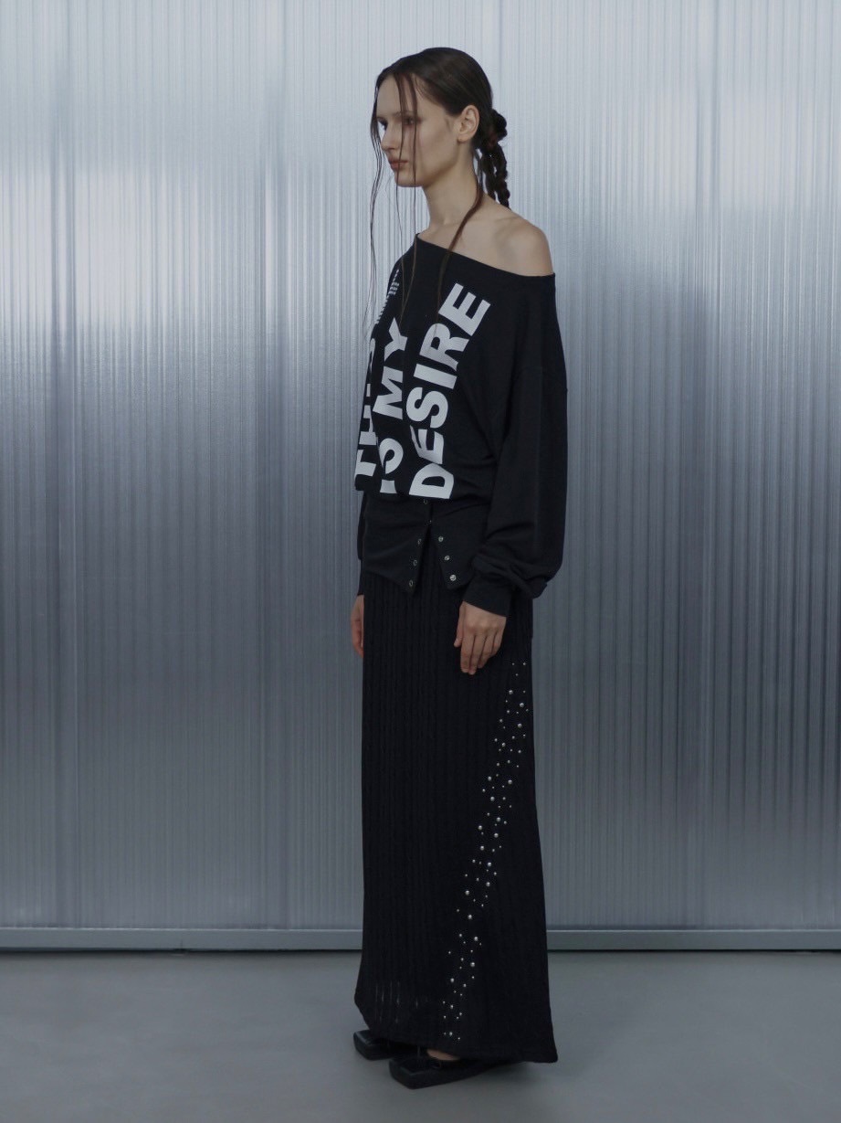 SETUPEXE BOLD LETTERING LOOSE TOP シズニルック SETUP‐EXE】BOLD LETTERING LOOSE TOP / 【セットアップエグゼ