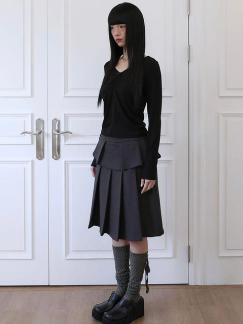 【残りわずか】 Uglyshadow】TULIP BRAND,Uglyshadow OUR | SKIRT MIDI PANTS スカート