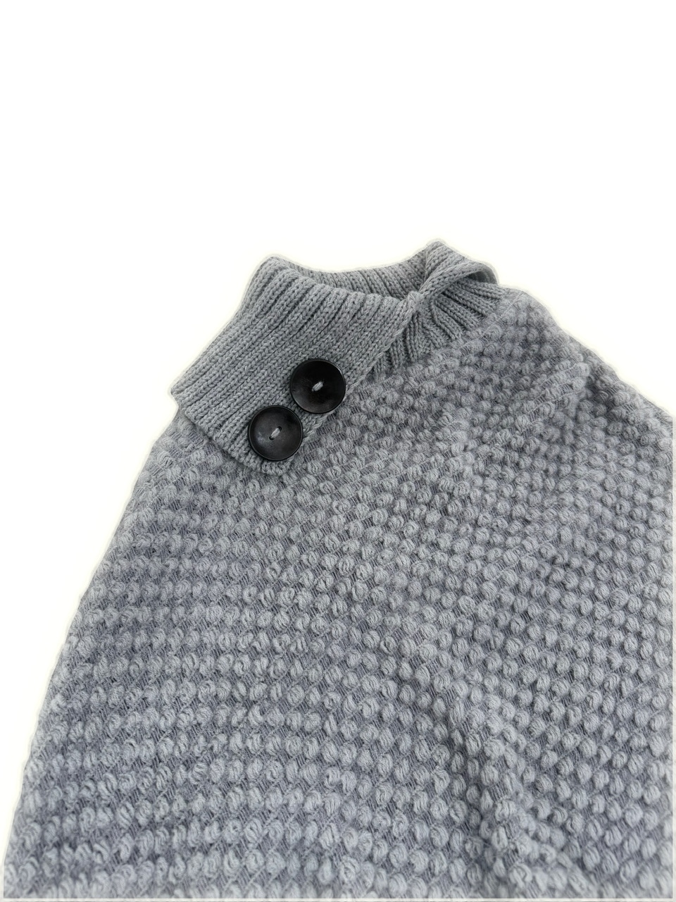 受注制【Nerd out XU】high neck poncho (2color) | OUR BRAND,Nerd