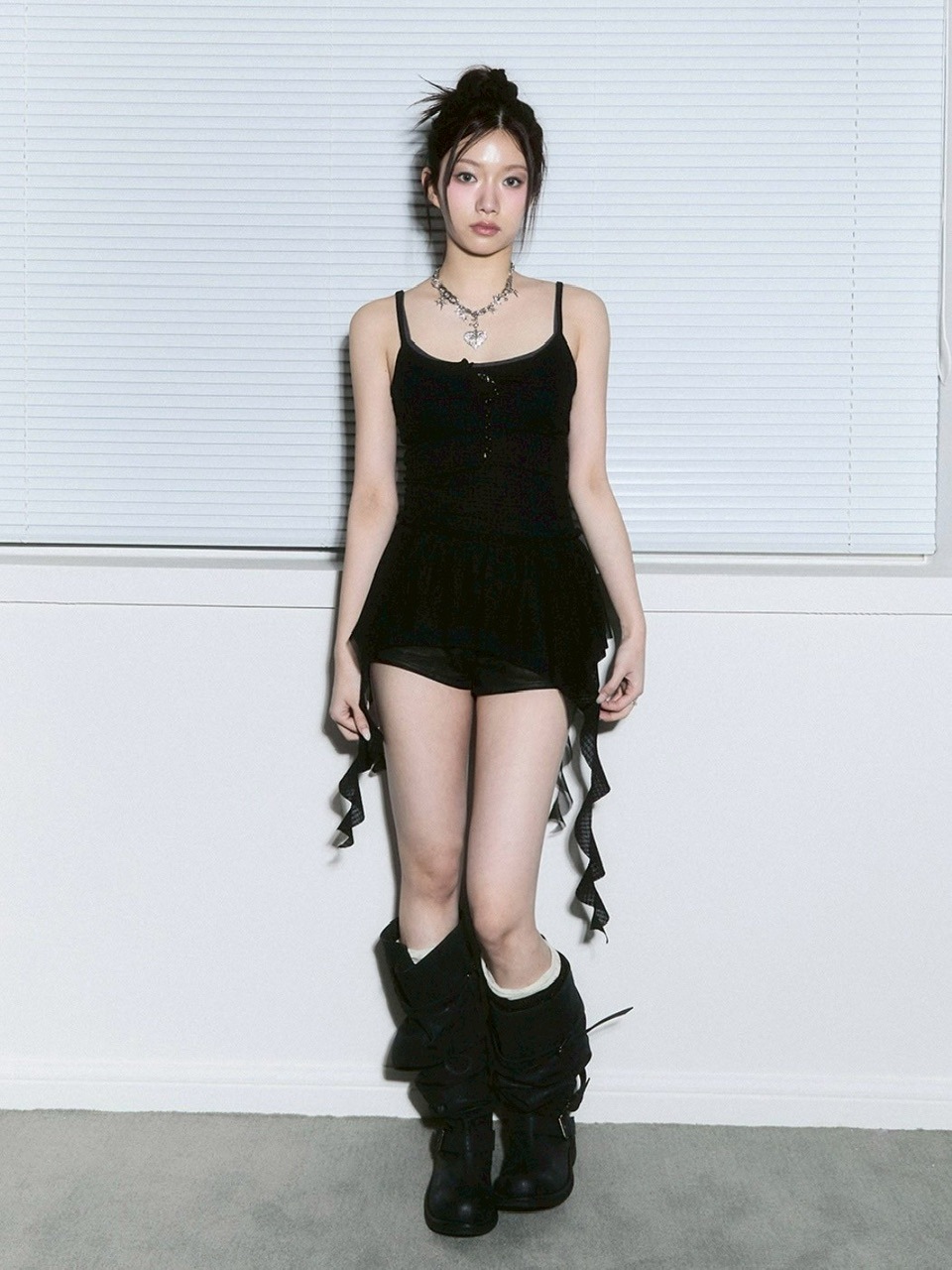 CHERRYQUIRI】frill layered sleevless / 【チェリーキュリー】フリル