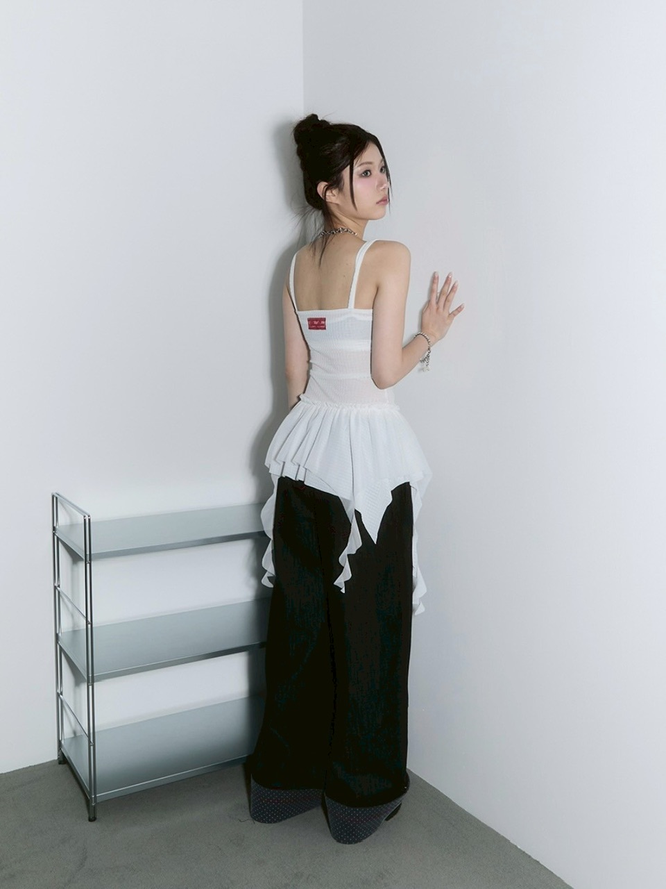 CHERRYQUIRI】frill layered sleevless / 【チェリーキュリー】フリル
