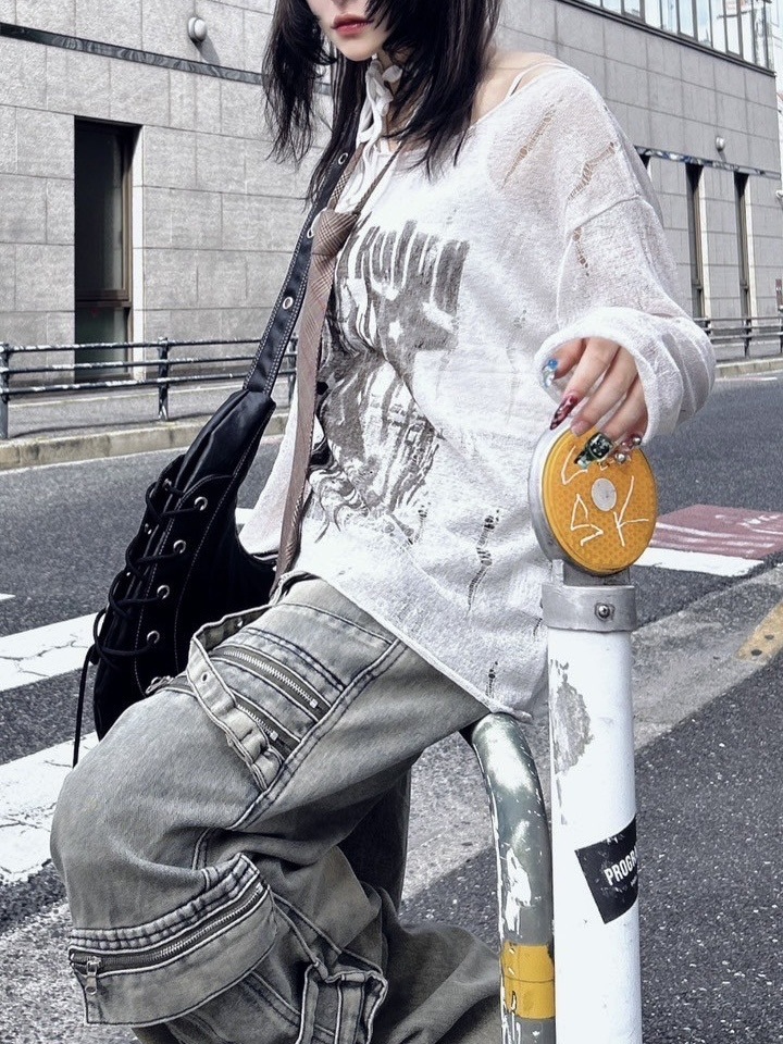 【再値下げ】OHGA FRILL short sleeves (White) whyto ホワイト ストレッチ フリル スカート “stretch frill