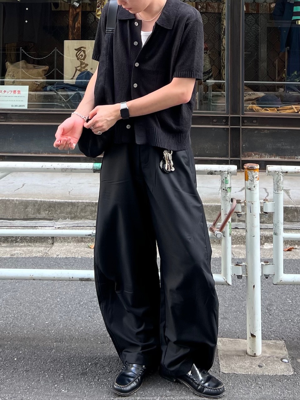 東京店WEB限定受注制【Chikashitsu +】one tuck balloon slacks / 【チカシツプラス】ワンタックバルーンスラックス (2color)