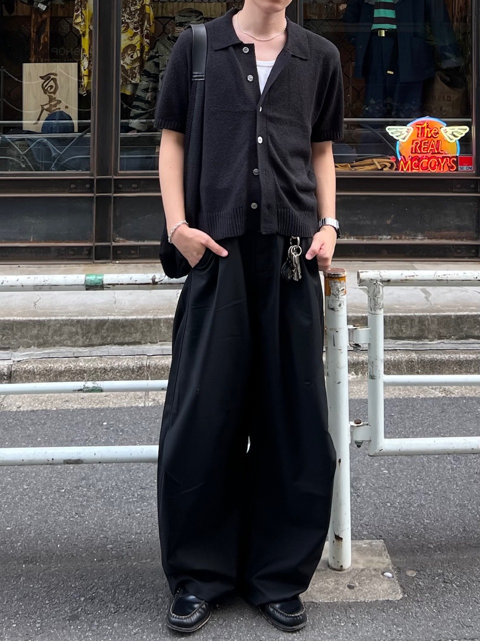 東京店WEB限定受注制【Chikashitsu +】one tuck balloon slacks / 【チカシツプラス】ワンタックバルーンスラックス (2color)
