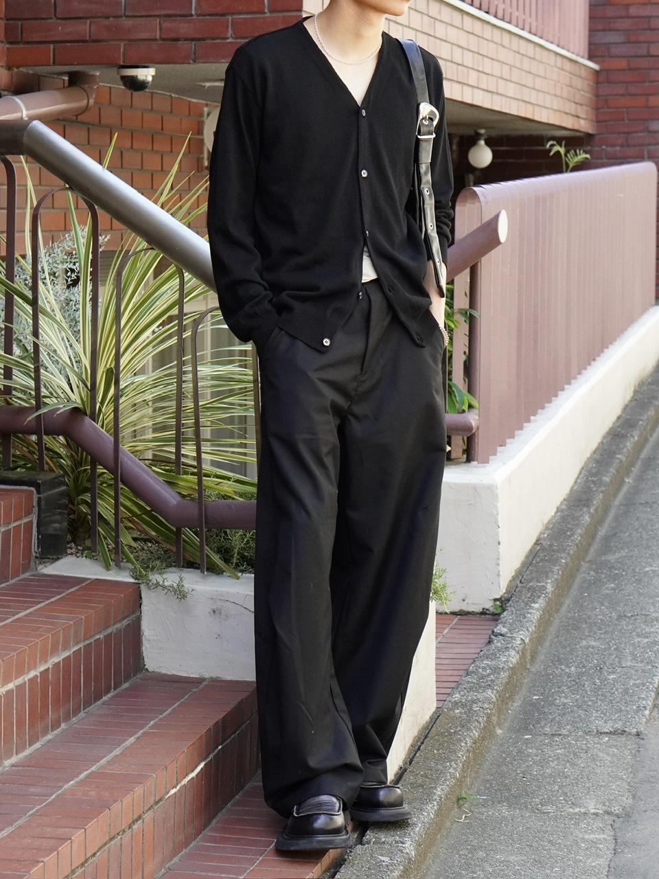 東京店WEB限定受注制【Chikashitsu +】one tuck balloon slacks / 【チカシツプラス】ワンタックバルーンスラックス (2color)