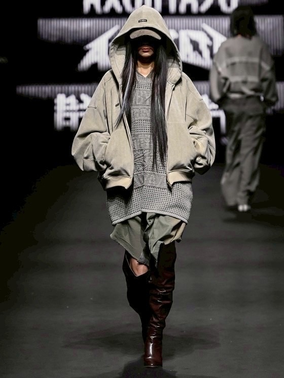 専用 andwang オフショルニット & ショッパー & キャップ AJOBYAJO】Total Logo Drop Needle Sweater / 【アジョバイアジョ