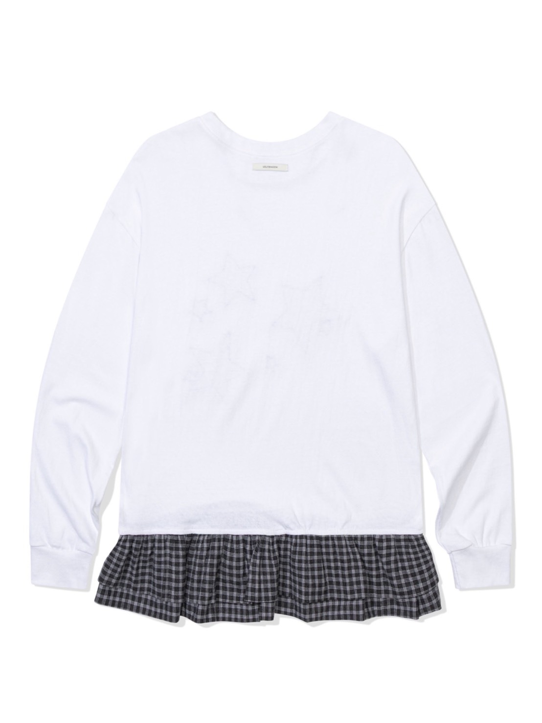 【Uglyshadow】STAR FRILL LONGSLEEVED T-SHIRT