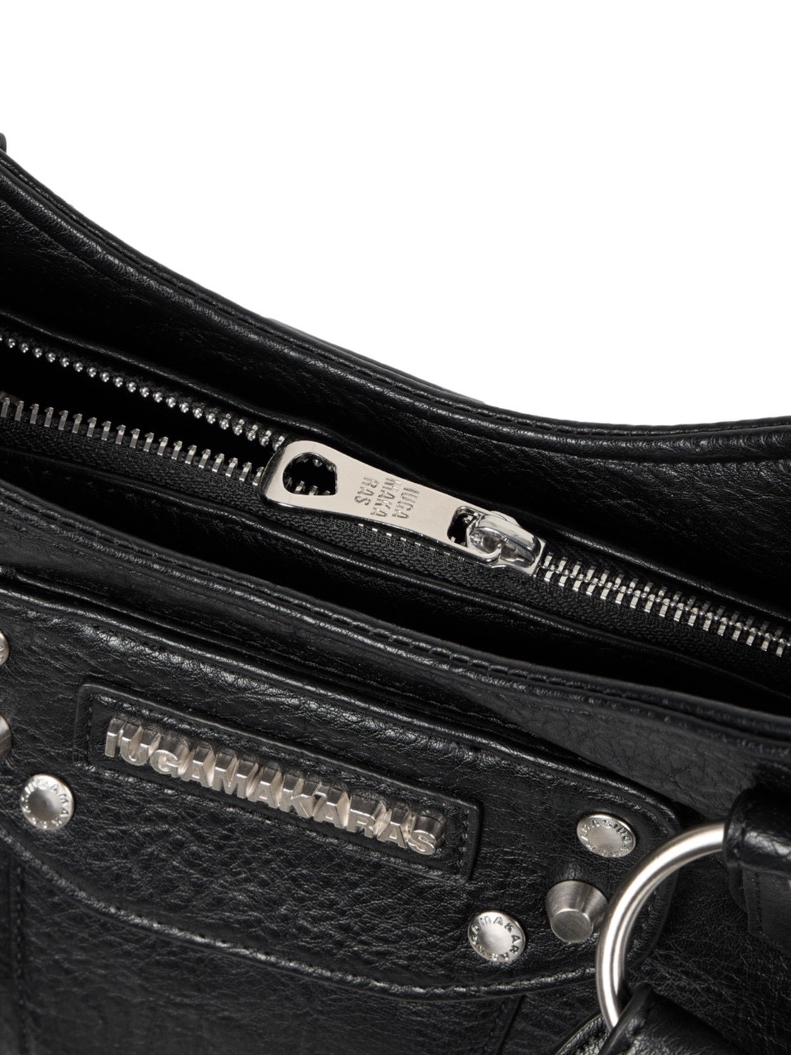 IUGAMAKARAS】Studded Leather Mini Shoulder Bag | OUR BRAND