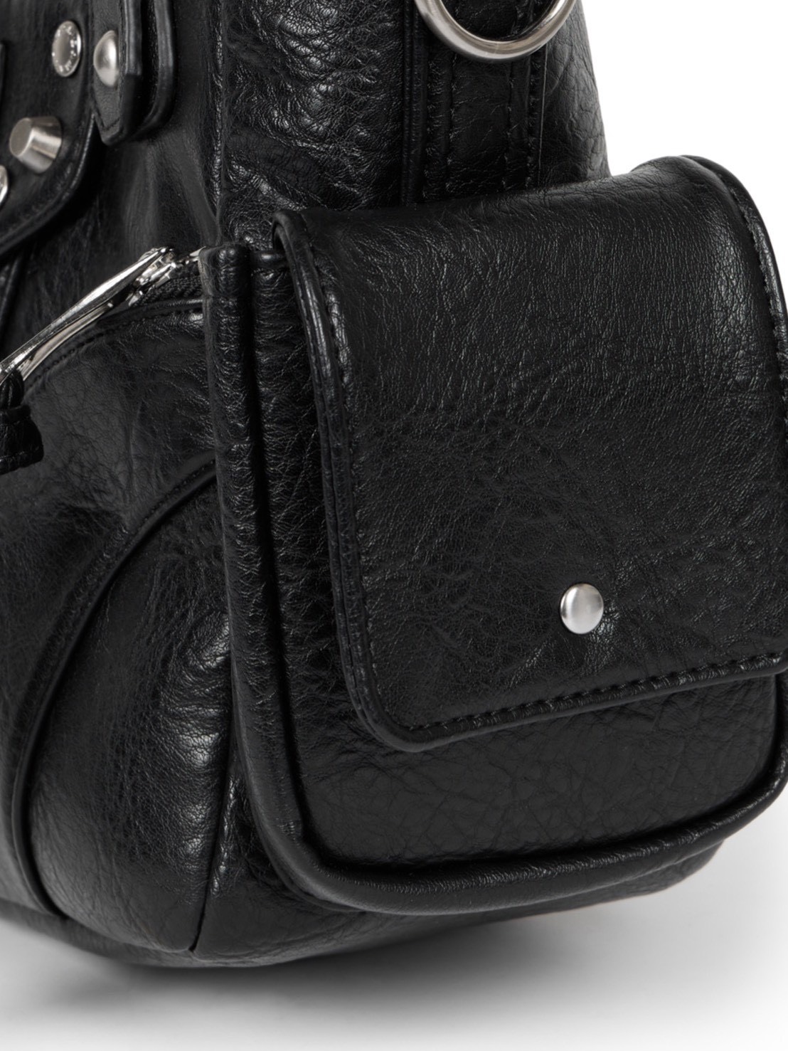 IUGAMAKARAS】Studded Leather Mini Shoulder Bag | OUR BRAND