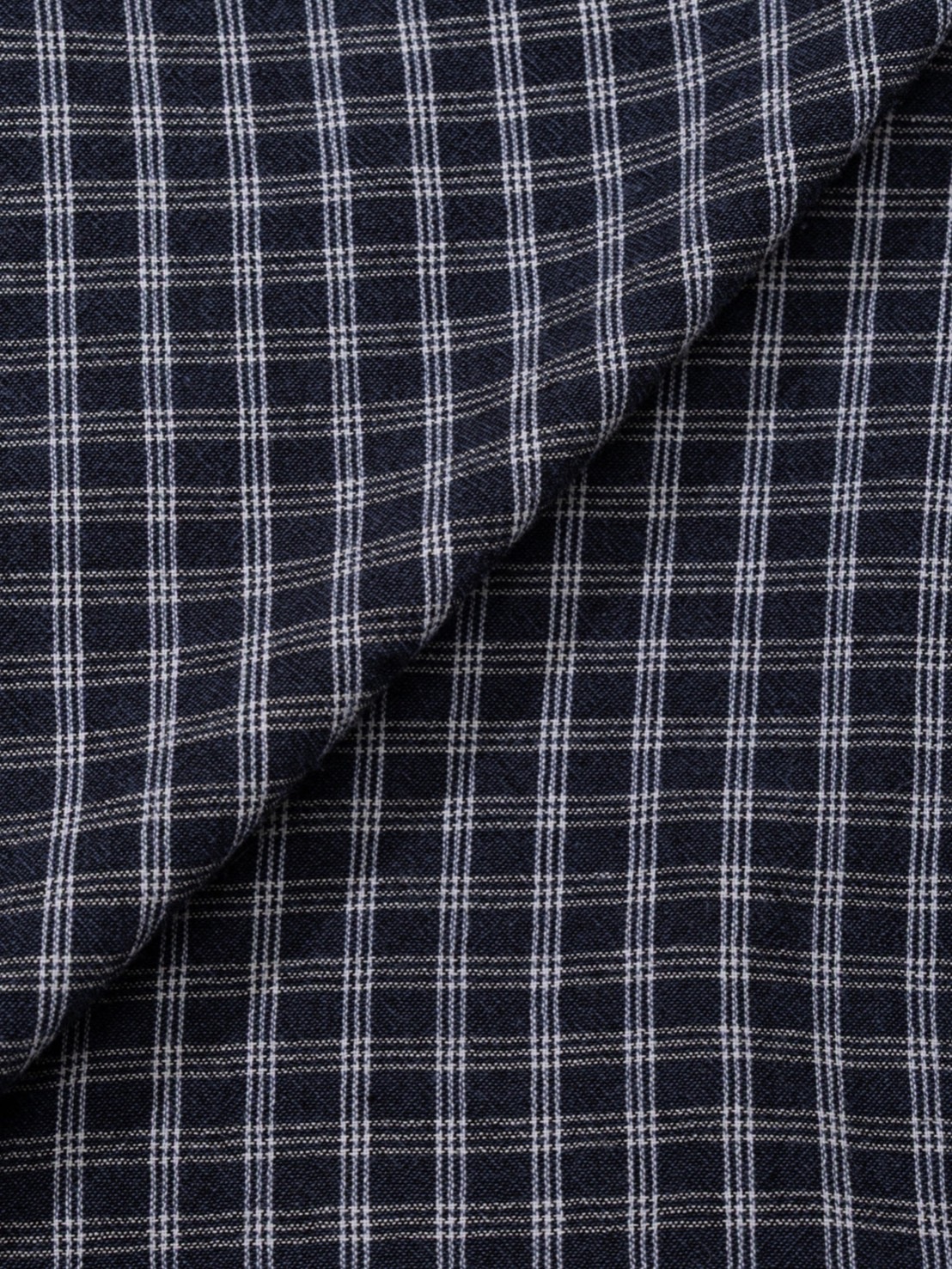 【Uglyshadow】BUTTON CHECK FRILL BLOUSE