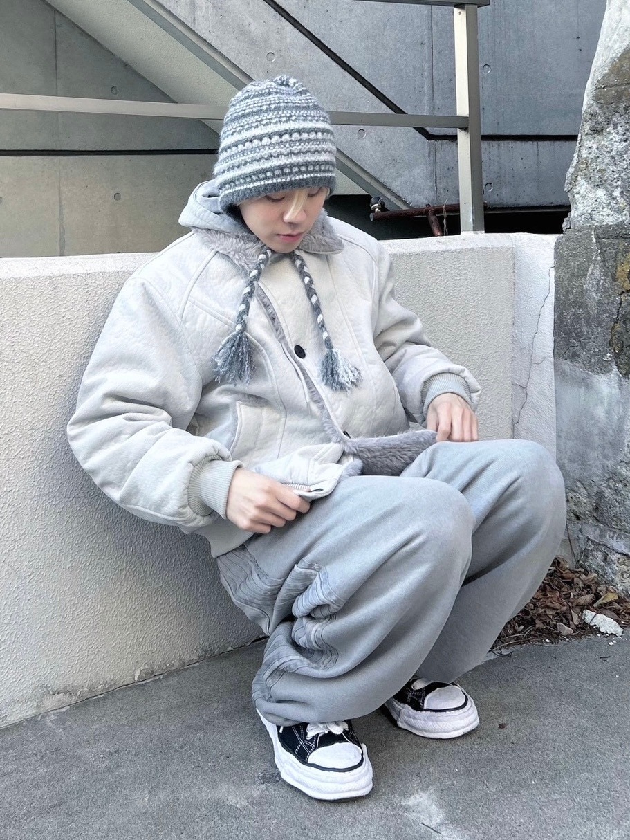 受注制【nmtc +】smoky mouton jacket / 【エヌエムティーシープラス】スモーキームートンジャケット (2color)