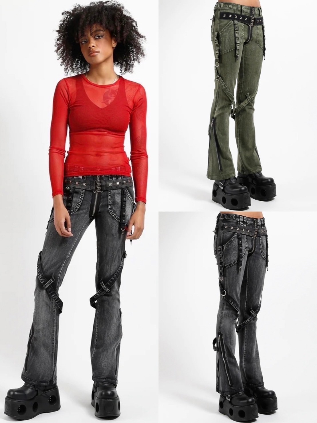 7/27再入荷【TRIPP nyc】POWER BELT PANT[IS4894] / 【トリップ