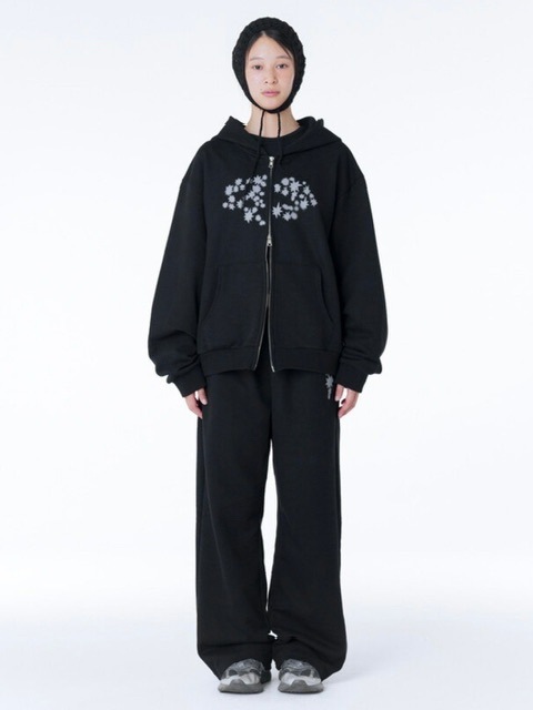 Miseki seoul】Midnight star over zip-up hoodie | OUR BRAND