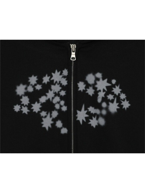 【Miseki seoul】Midnight star over zip-up hoodie