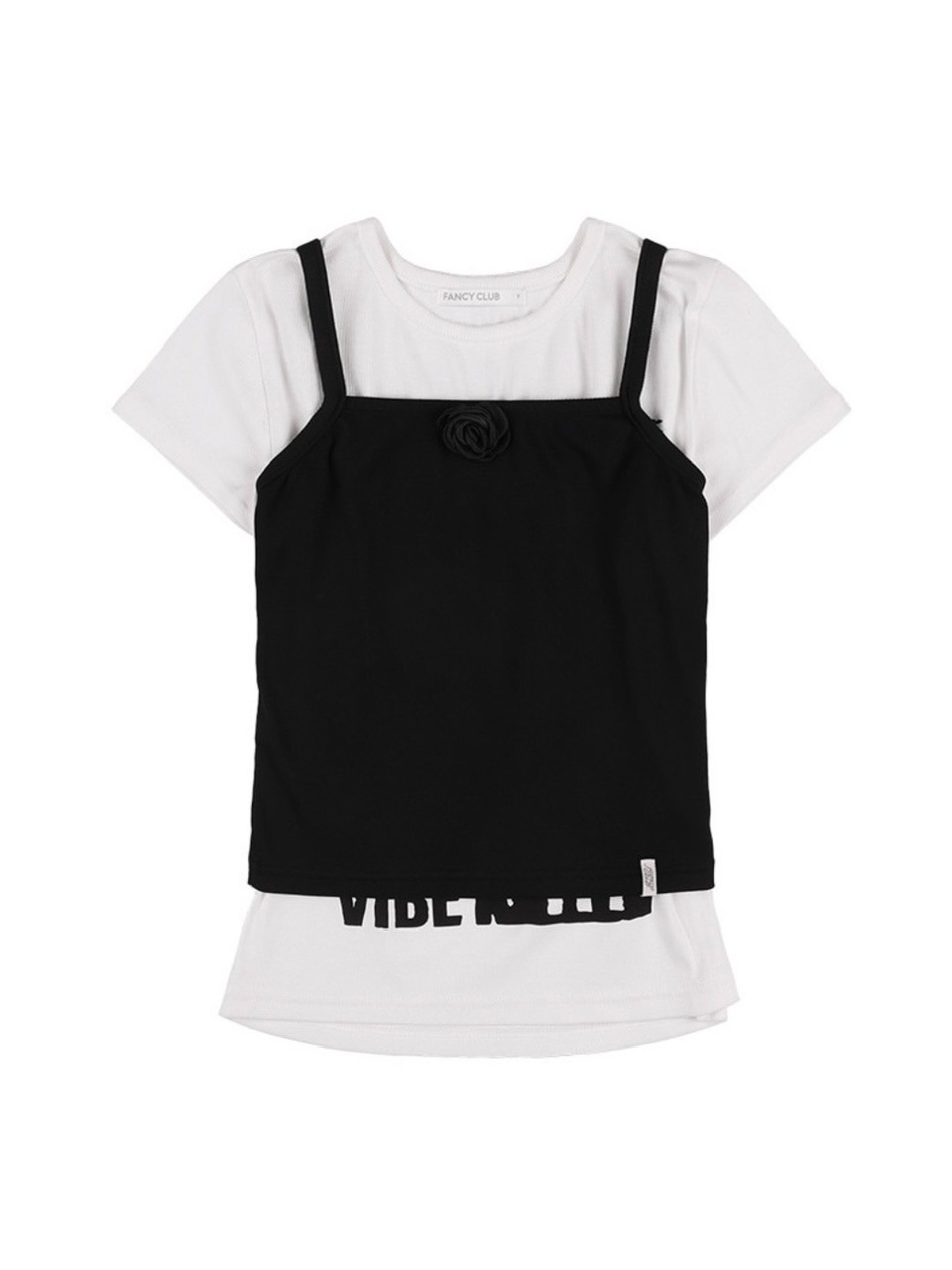 3点セット [NASTY FANCY CLUB] 3-WAY LETTERING CORSAGE TEE FANCY CLUB】3-WAY LETTERING CORSAGE TEE | OUR BRAND,FANCY