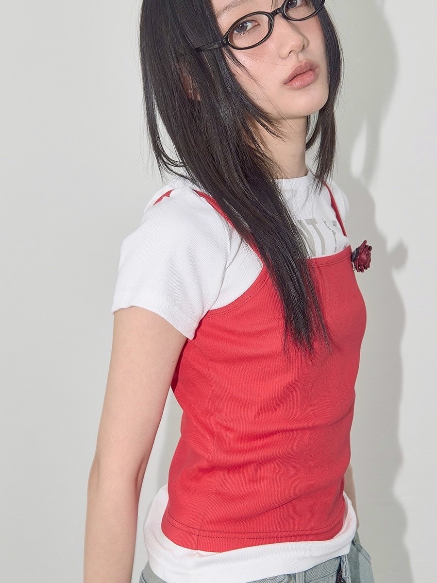 3点セット [NASTY FANCY CLUB] 3-WAY LETTERING CORSAGE TEE FANCY CLUB】3-WAY LETTERING CORSAGE TEE | OUR BRAND,FANCY