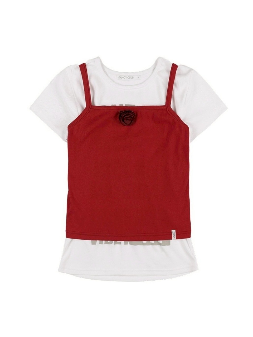 3点セット [NASTY FANCY CLUB] 3-WAY LETTERING CORSAGE TEE FANCY CLUB】3-WAY LETTERING CORSAGE TEE | OUR BRAND,FANCY