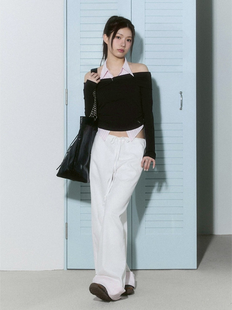 CHERRYQUIRI ■ Lace layered roll up denim デニム CHERRYQUIRI】lace layered roll up denim / 【チェリーキュリー