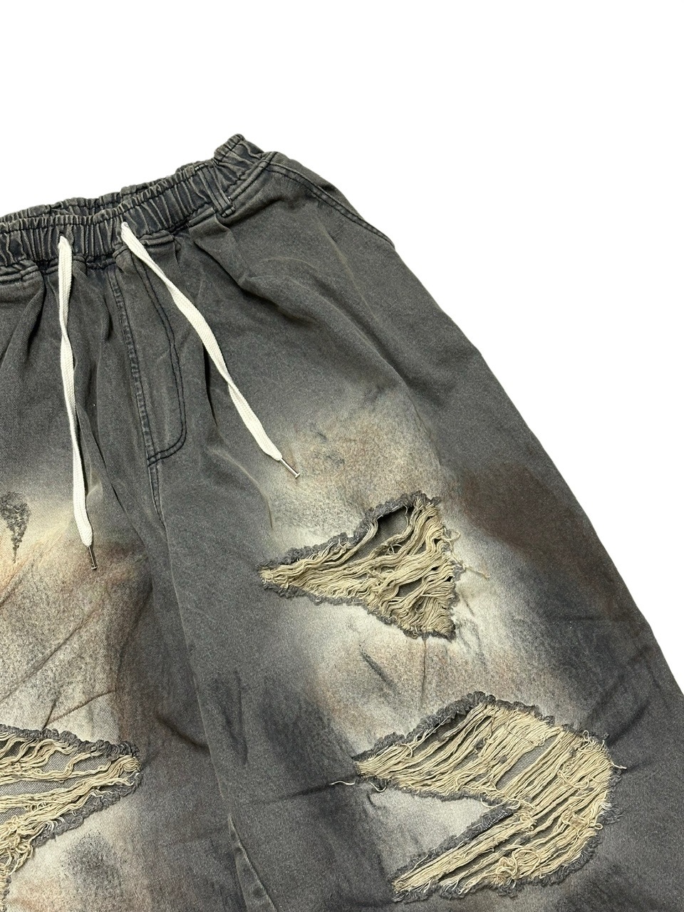 パンツ XU DOG balloon damage denim pants 受注制【Never mind the XU】balloon damage denim pants | OUR