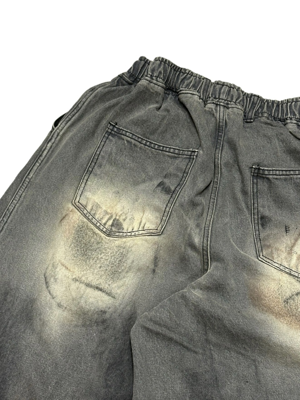 パンツ XU DOG balloon damage denim pants 受注制【Never mind the XU】balloon damage denim pants | OUR