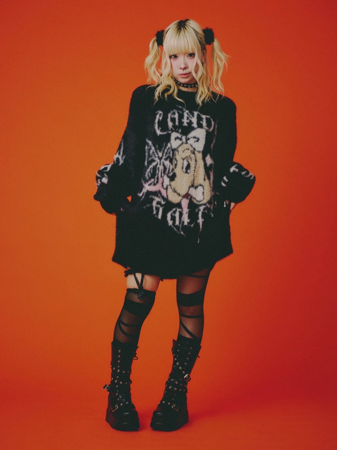 GALFY】ふわふわダークキャンディーニット | OUR BRAND,GALFY