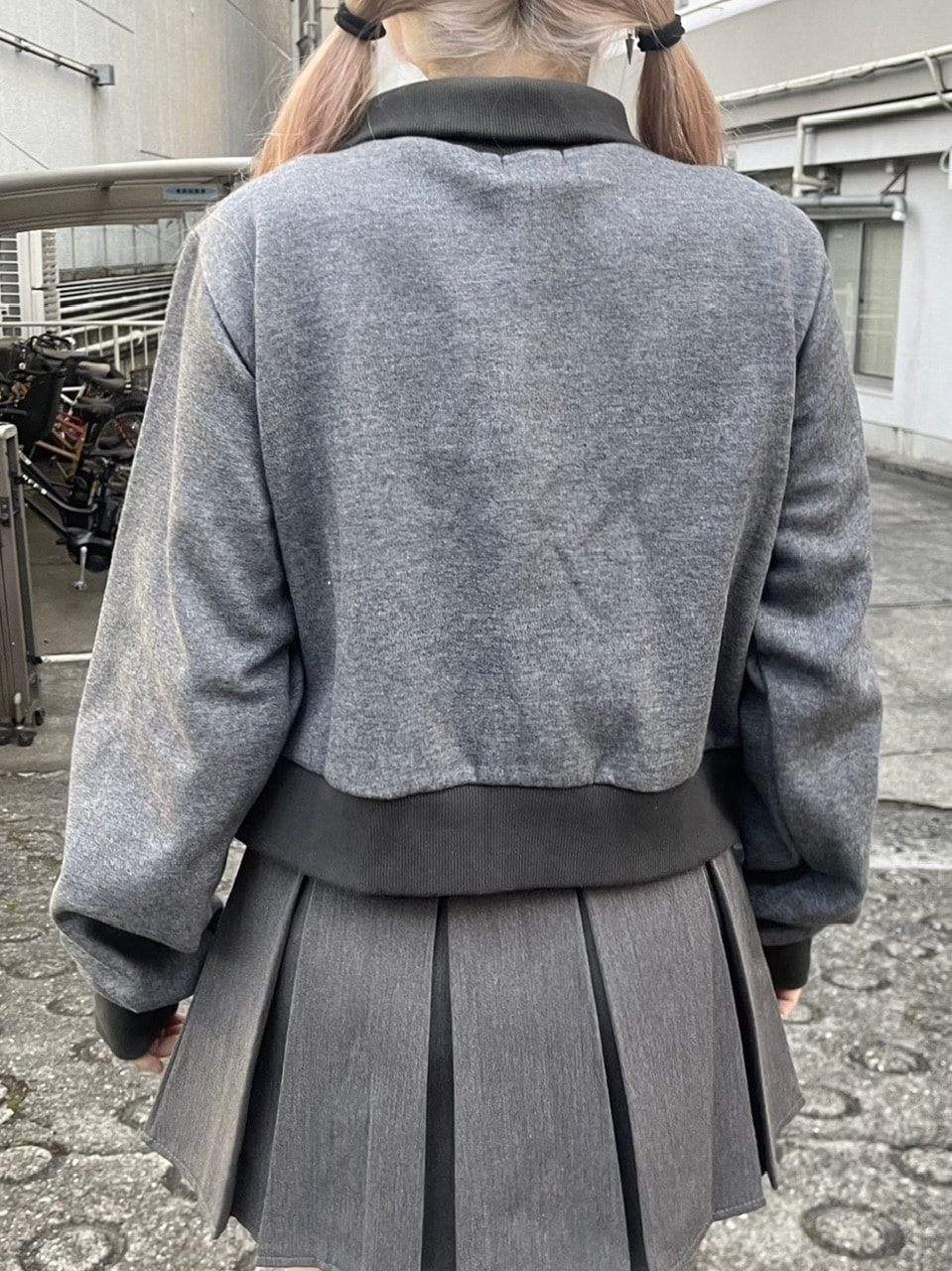 受注制【nmtc +】ribbon zip up jacket (2color) / 【エヌ