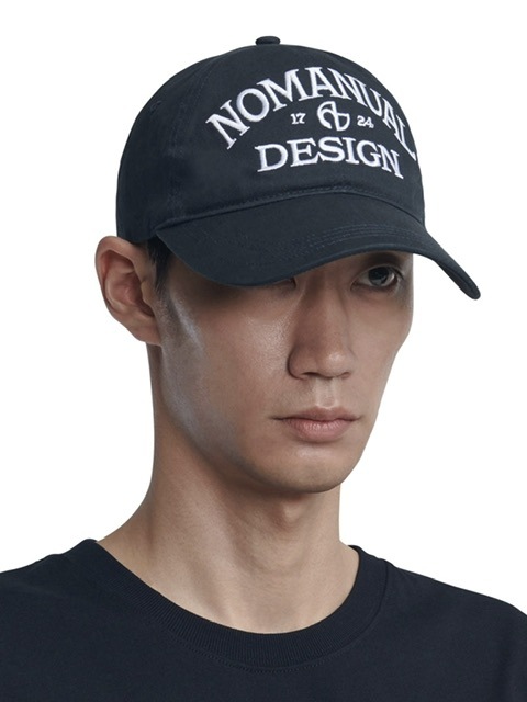 【NOMANUAL】BLEACHED ARCH LOGO BALL CAP ★韓国の大人気★ NOMANUAL キャップ 帽子 NOMANUAL/ノーマニュアル BLEACHED ARCH