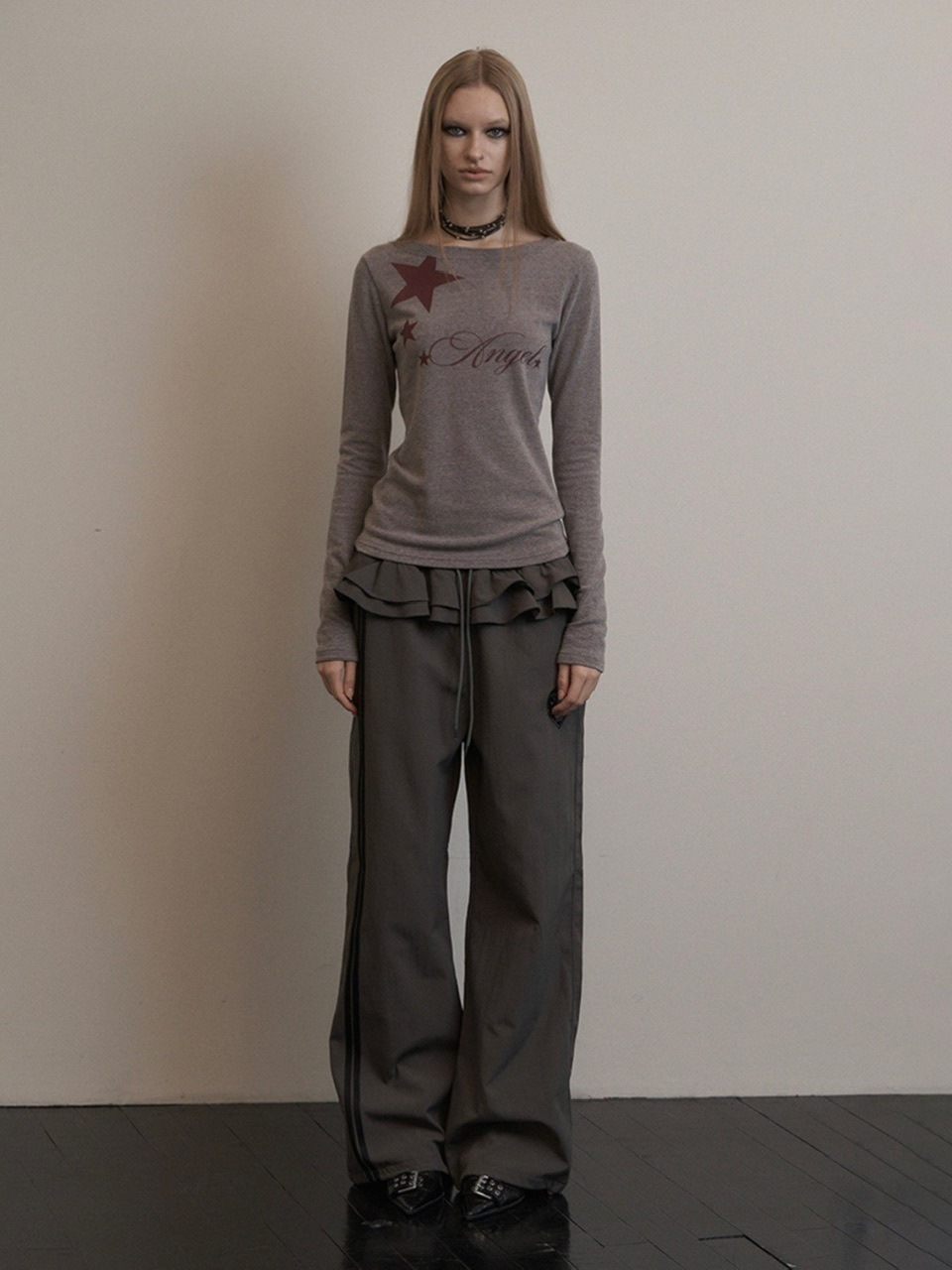 SETUP-EXE】FRILL SPORTY PANTS | OUR BRAND,SETUP-EXE