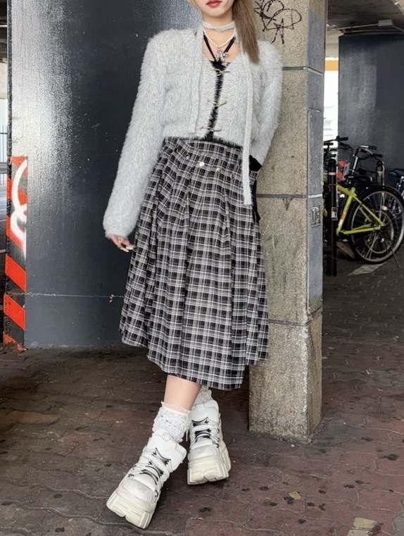 極美品 Basket Knit Cardigan pullover セット売り 受注制【Never mind the XU】tie set knit cardigan (3color