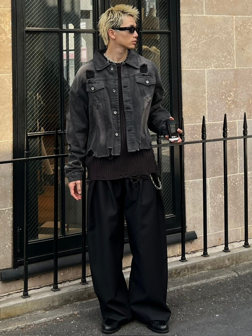Chikashitsu＋ double tuck balloon slacks 大阪店WEB限定受注制【Chikashitsu +】double tuck balloon