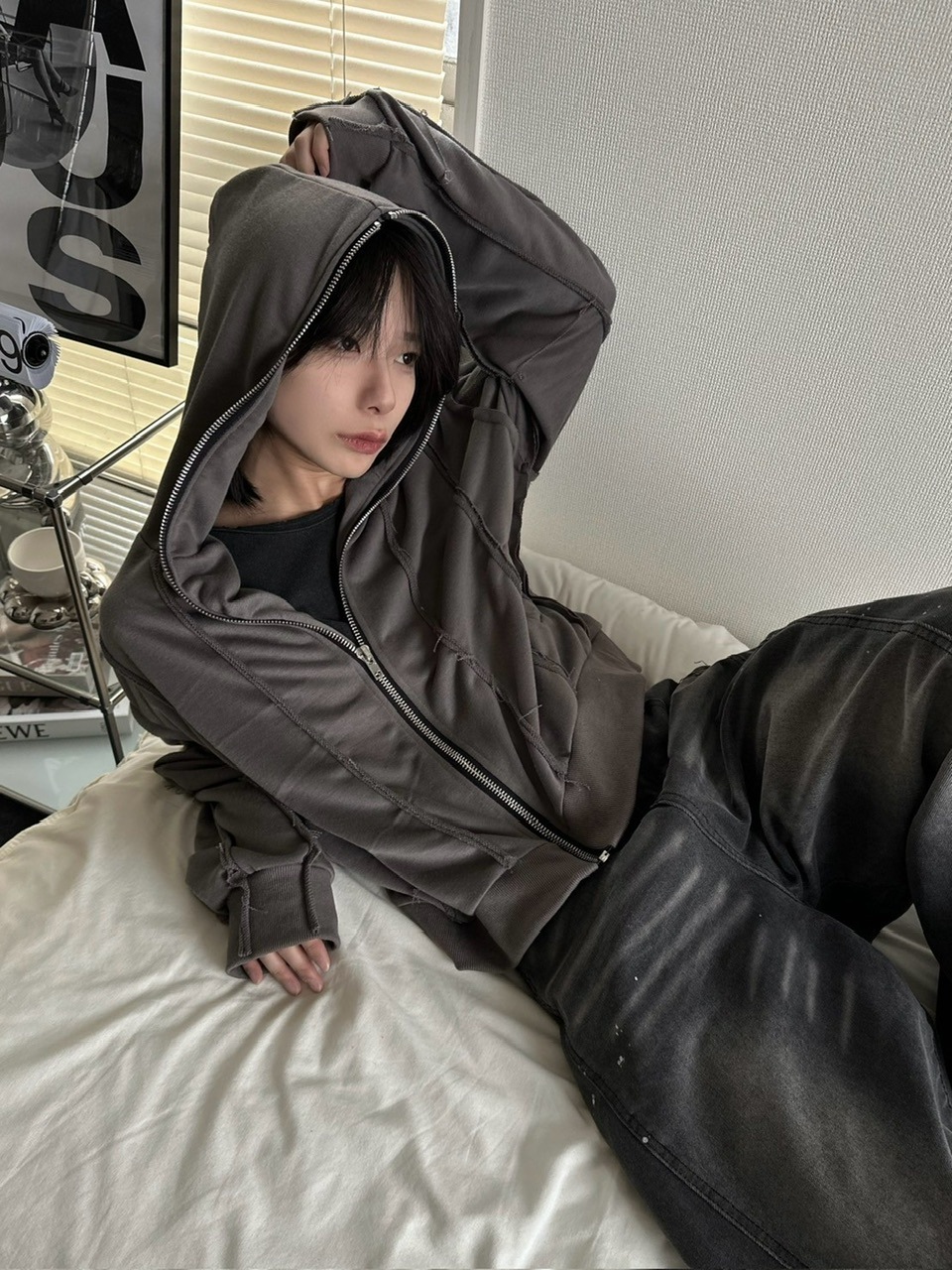 【LUV CODE】full zip up hoodie LUV CODE】full zip up hoodie | OUR BRAND,LUV CODE | PRESSING